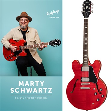 Epiphone Marty Schwartz ES-335 (Sixties Cherry) ｜イケベ楽器
