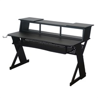 【GWゴールドラッシュセール】Canvas Desk (STR-335) Black【期間・台数限定特別プライス！】(お届け先：本州/四国)※代引き不可