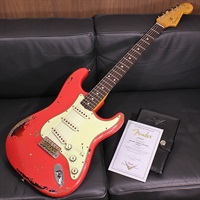 Artist Series Michael Landau Signature 1963 Stratocaster Relic Fiesta Red over 3-Color Sunburst SN. R133337