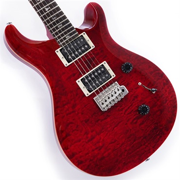 【美品】PRS SE Custom レッドエレキギター　※ケース付き ギター エレキギター ポールリードスミス PRS SE Custom 24 Quilt - RU