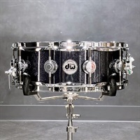 Collector's Pure Maple Snare Drum 14×5 / Gun Metal Sparkle Glass Finish Ply [DW-CL1405SD/FP-GMSG/C]