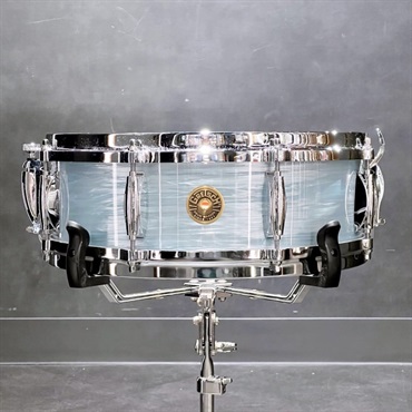 GRNT-0514S-8CL [USA Custom Snare Drum 14×5 / Vintage Oyster White]