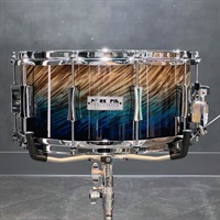 USA Custom Birch 6ply Snare Drum [14×7 / Streak Paint with Blue Fade Dip High Gloss Lacquer]【店頭展示特価品】