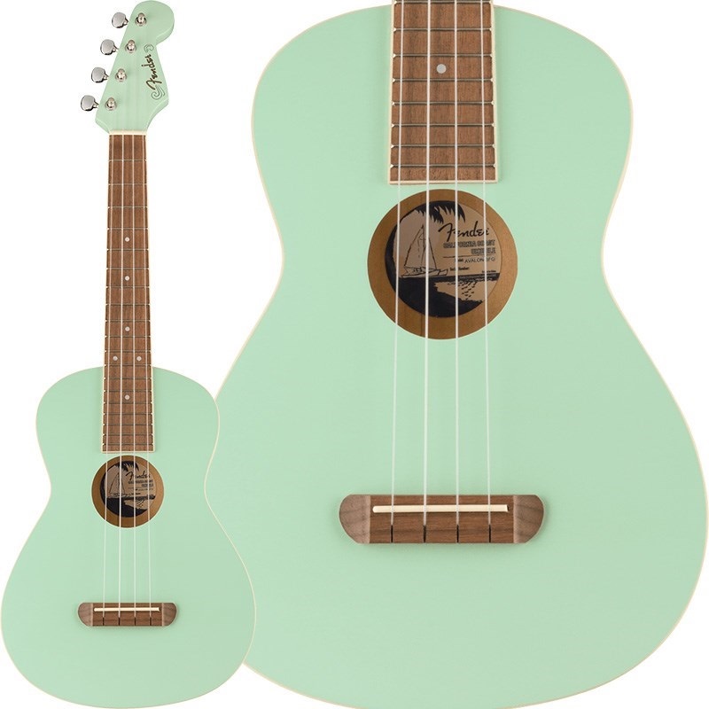 Fender Acoustics 【数量限定特価】【GW激得セール】 AVALON TENOR UKULELE (Surf Green) フェンダー