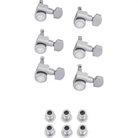 Locking Stratocaster/Telecaster Tuning Machine Sets Brushed Chrome (6) [0990818000]