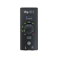 【創業50周年大決算SALE】【数量限定プロモ】iRig HD X(モバイル・ギター向けUSB-Cオーディオインターフェイス)(アイケーマルチメディア)(アイリグ)(DTM)
