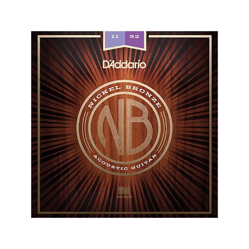Nickel Bronze Wound Acoustic Guitar Strings [NB1152/Custom Light 11-52] 【在庫処分超特価】