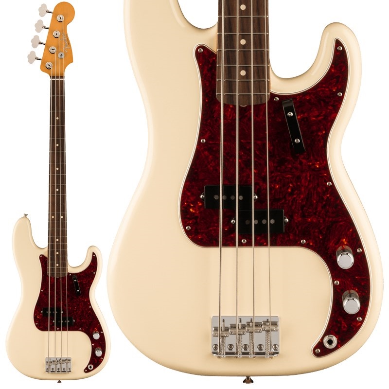 【入荷待ち、ご予約受付中】 Vintera II 60s Precision Bass (Olympic White/Rosewood)の商品画像