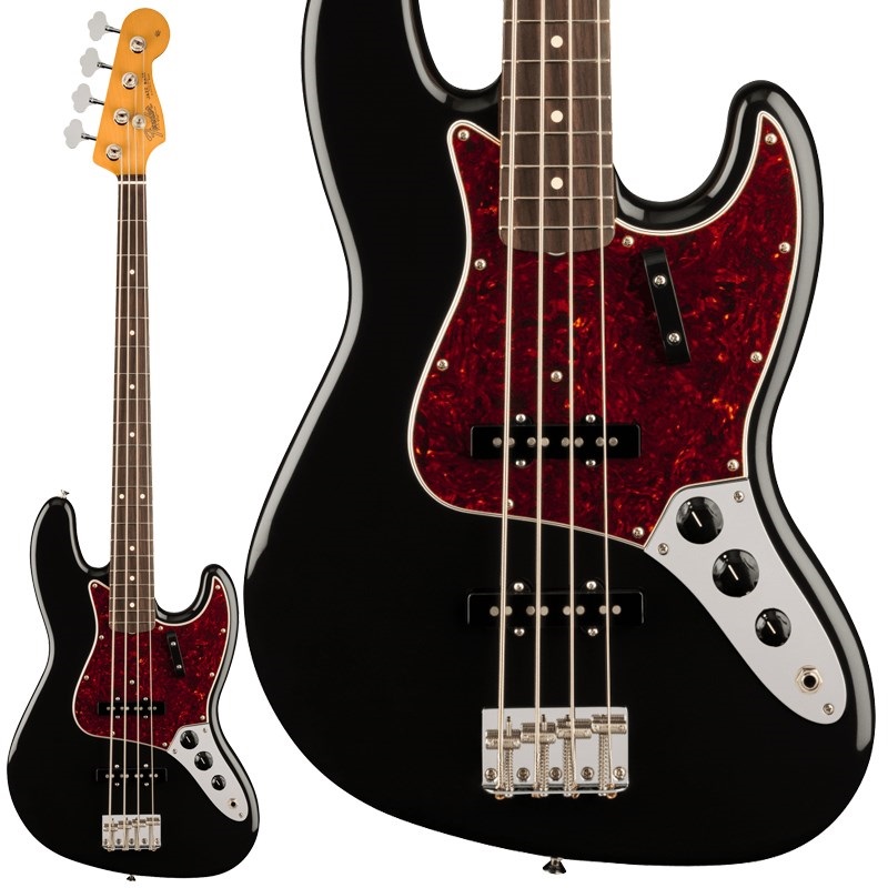 Vintera II 60s Jazz Bass (Black/Rosewood)の商品画像