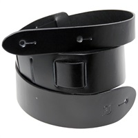 Soft Leather Guitar Strap [BLACK]