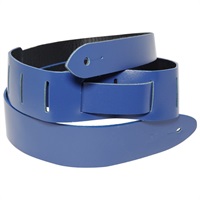 Soft Leather Guitar Strap [BLUE]