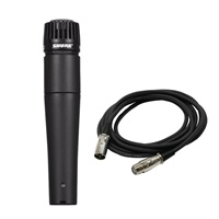 SM57-LCE【マイクケーブルセット(XLRメス-XLRオス)5.0ｍ】(国内正規品2年保証)(シュア)(定番ダイナミックマイク)(楽器・ギターレコーディング定番)