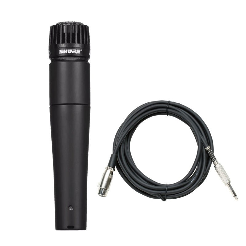 SHURE SM57-LCE+ マイクケーブル（XLRメス-フォン / 5.0m）セット ...