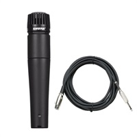SM57-LCE【マイクケーブルセット(XLRメス-TSフォン)5.0ｍ】(国内正規品2年保証)(シュア)(定番ダイナミックマイク)(楽器・ギターレコーディング定番)