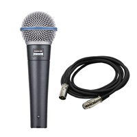 BETA 58A-J【マイクケーブルセット(XLRメス-XLRオス)5.0ｍ】(BETA58A)(国内正規品2年保証)(シュア)(ダイナミックマイク)