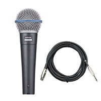 BETA 58A-J【マイクケーブルセット(XLRメス-TSフォン)5.0ｍ】(BETA58A)(国内正規品2年保証)(シュア)(ダイナミックマイク)