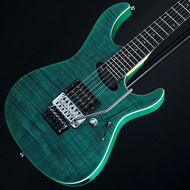 Edwards 【USED】 E-MV-125FR w/DiMarzio Mod. (Black Turquoise Green