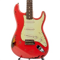 Artist Collection Michael Landau Signature 1963 Stratocaster Relic Fiesta Red over 3 Color Sunburst 【R130003】