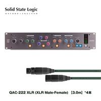 Fusion+Oyaide QAC-222高品位ケーブル４本セット【3.0ｍ】(XLR/XLR)【台数限定特価】