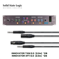 Fusion+Oyaide INNOVATOR高品位ケーブル４本セット【2.0ｍ】(TRS-XLR Male) (XLR Female-TRS)【台数限定特価】