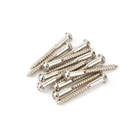 Vintage Style Strat Bridge Mounting Screws (12本) (Nickel) [0016170049]