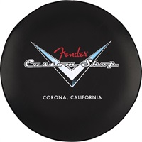 Fender Custom Shop Chevron Logo Barstool， Black/Chrome 24 [9192022005]