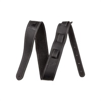 Monogrammed Leather Strap， Black， 2[#0990681006]