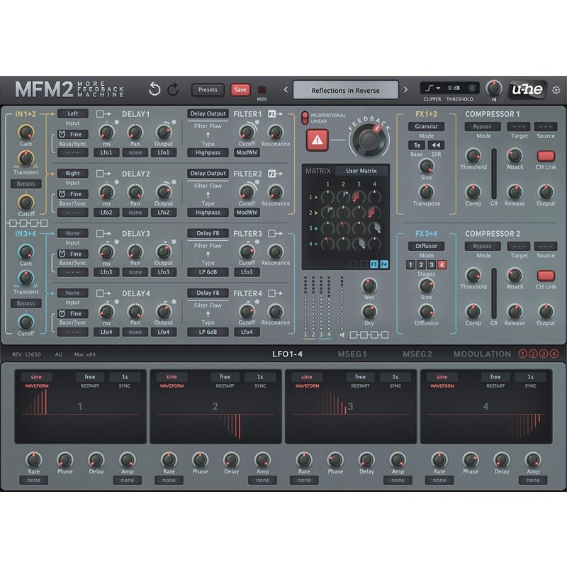 u-he（ユーヒー） MFM2 (代引不可)(オンライン納品)