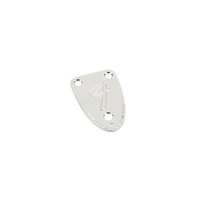 70s Vintage-Style 3-Bolt F Stamped Guitar Neck Plate， Chrome[#0054525049]