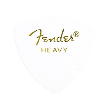 Fender USA CLASSIC CELLULOID PICKS， 346 SHAPE - 12 PACK【ホワイト/Heavy】[#1980346980]