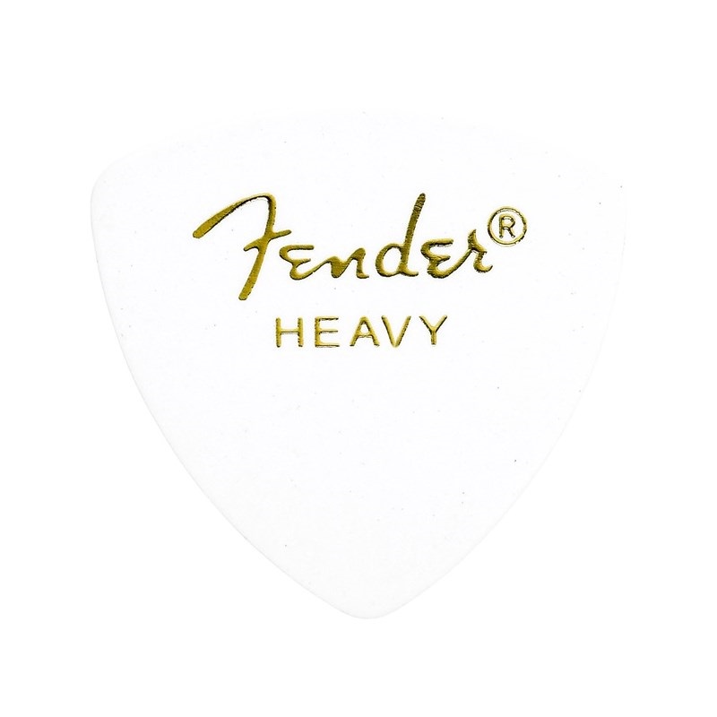 Fender USA CLASSIC CELLULOID PICKS， 346 SHAPE - 12 PACK【ホワイト/Heavy】[#1980346980]