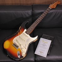 Limited Edition 1959 Stratocaster Heavy Relic Wide Fade 3-Color Sunburst SN. CZ571078