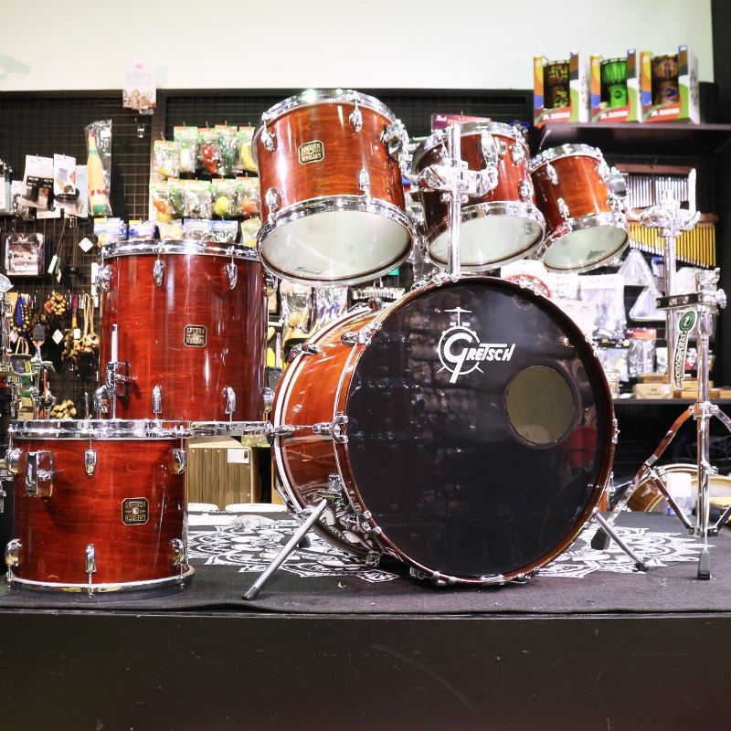 GRETSCH 1980s USA Custom 6pc Drum Kit [22BD，16FT，13TT