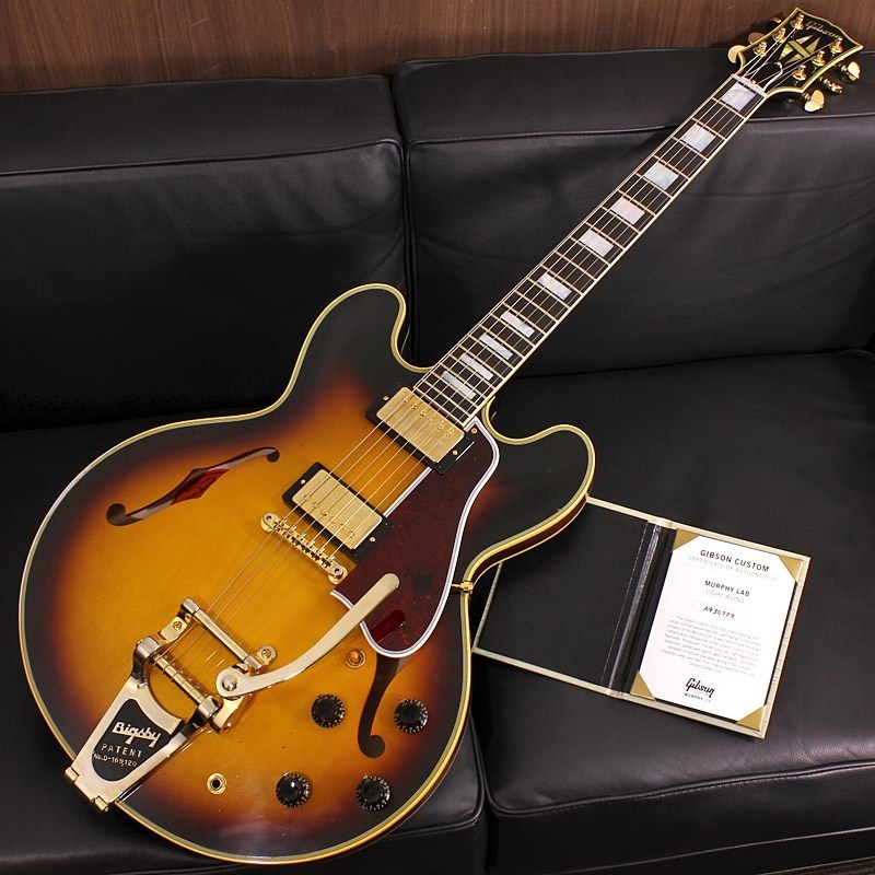 Murphy Lab 1959 ES-355 Reissue w/Bigsby Vintage Wide Burst Light Aged SN. A930779【TOTE BAG PRESENT CAMPAIGN】の商品画像
