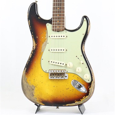 2023 Limited Edition 1961 Stratocaster Super Heavy Relic Super Faded/Aged 3-Color Sunburst【SN.CZ571032】