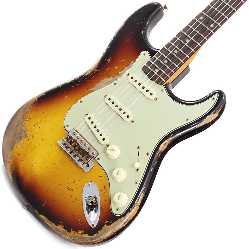 2023 Limited Edition 1961 Stratocaster Super Heavy Relic Super Faded/Aged 3-Color Sunburst【SN.CZ571032】の商品画像