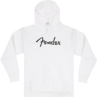 【数量限定!在庫処分特価!!】 Fender Spaghetti Logo Hoodie Olympic White (M Size) (9113103406)