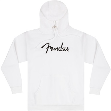 【数量限定!在庫処分特価!!】 Fender Spaghetti Logo Hoodie Olympic White (L Size) (9113103506)