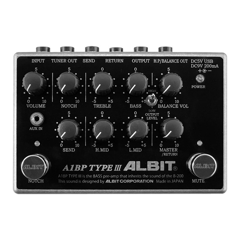 ALBIT A1BP TYPEⅡ BASS PRE-AMP 送料込 - ベース