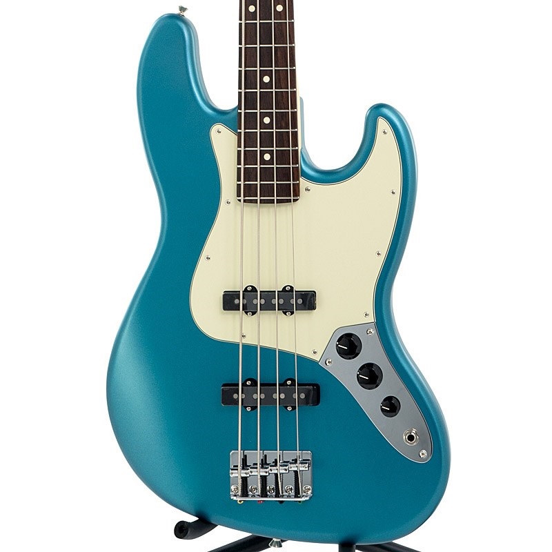 FSR Collection Hybrid II Jazz Bass (Satin Ocean Turquoise Metallic w/Mint Green 3Ply P.G.)【イケベ独占販売限定モデル】の商品画像