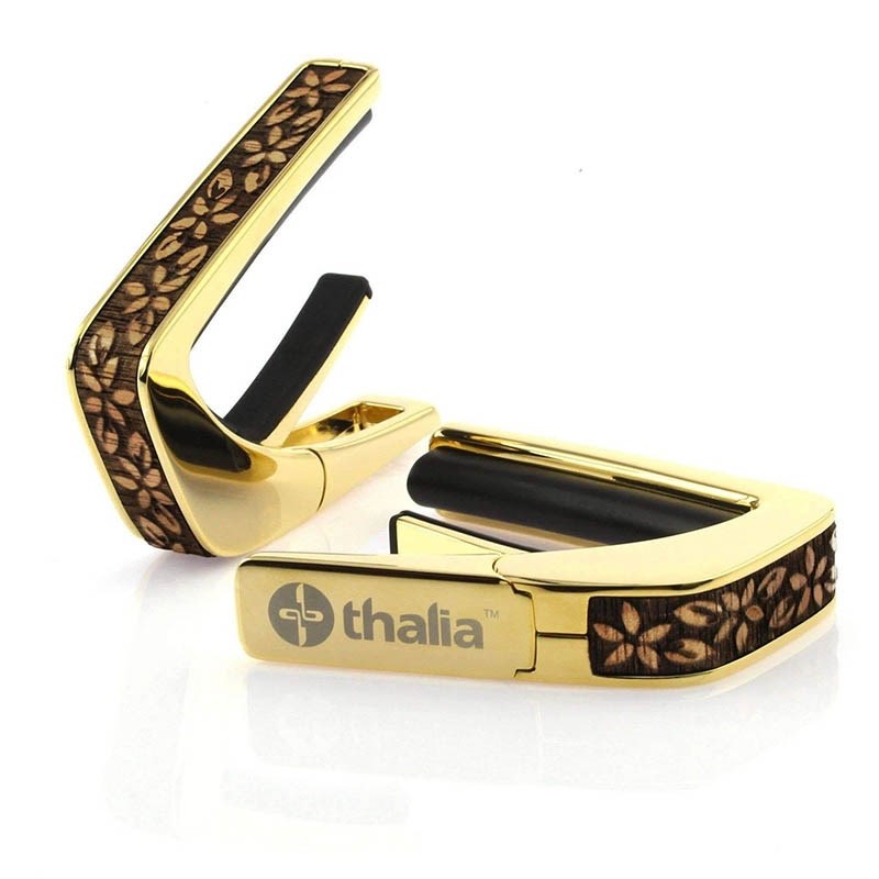 Thalia Capo DELUXE Series 24K Gold HAWAIIAN KOA PLUMERIA LEI [新仕様] タリアカポ