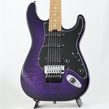 【ジャンク品】Charvel エレキギター パープル Charvel Marco Sfogli Signature Pro-Mod So-Cal Style 1 HSS FR CM QM