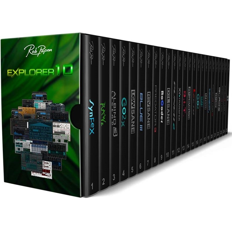 Rob Papen eXplorer 10 (ロブパペン)(フルバンドル)(代引不可)(オンライン納品)