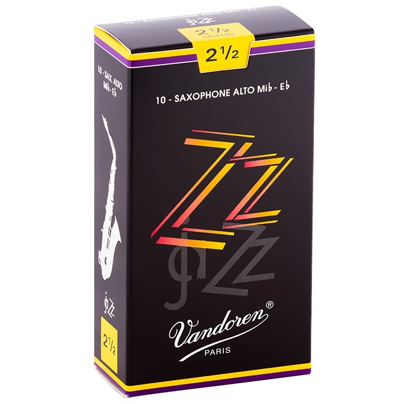 VANDOREN 《硬さ：2-1/2》アルトサックス用リード バンドレン ZZ(ジージー)