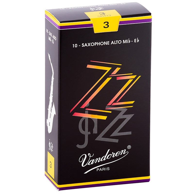 アルトサックスリード　2.5　バンドレン VANDOREN 《硬さ：3》アルトサックス用リード バンドレン ZZ(ジージー