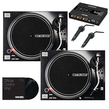 RP-7000MK2 TWIN + カートリッジ & ヴァイナル SET 【台数限定!Serato DJ DVS用インターフェース「FLUX」プレゼント！】