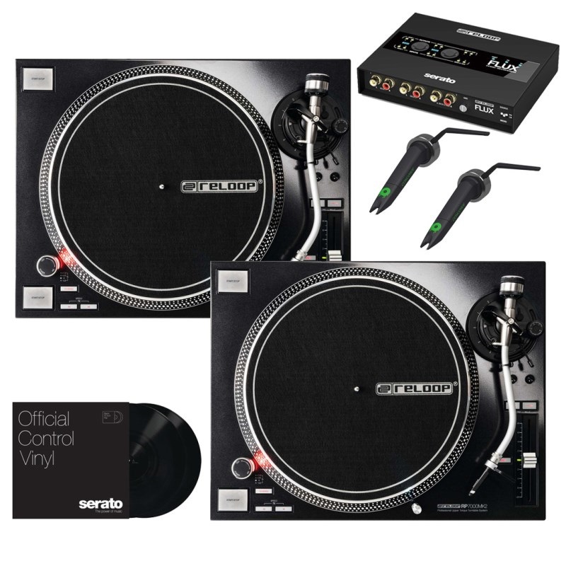 reloop RP-7000MK2 + FLUX & カートリッジ & ヴァイナル SET (リループ)