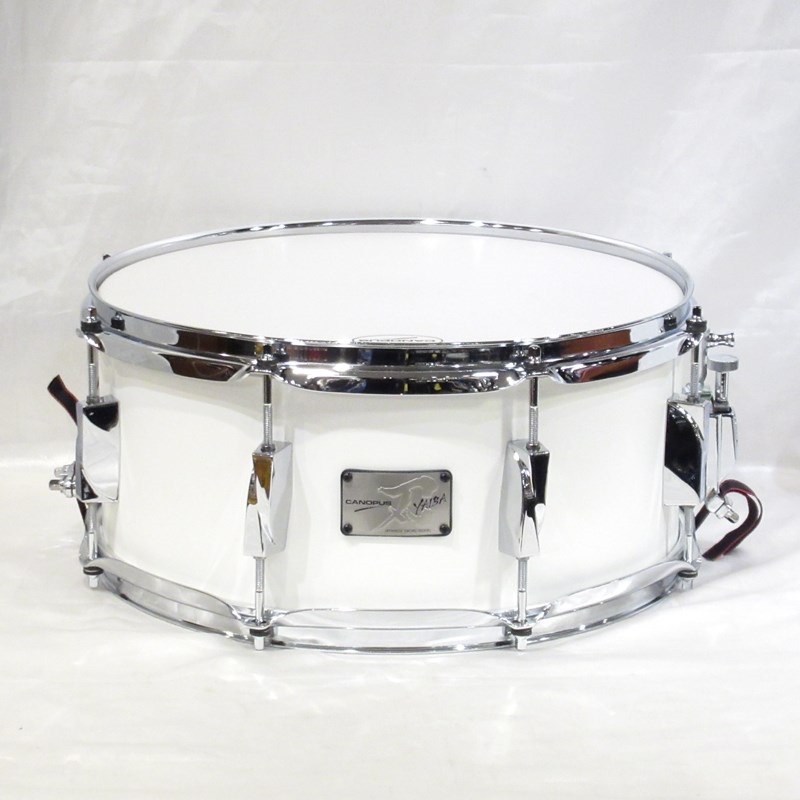 CANOPUS JSB-1465 - Matt White [刃 II YAIBA Birch Snare Drum 14×6.5 