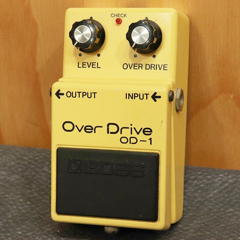 BOSS OD-1 Over Drive Long Dash Silver Screw '80 ｜イケベ楽器店