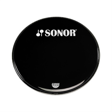 SONOR SN-BP22B/L [22インチ・バスドラム用ヘッド / ブラック / SONORロゴ]